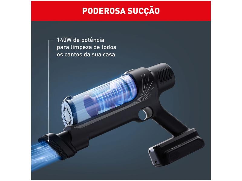 Imagem de Aspirador de Pó Vertical e Portátil Arno sem Fio a Bateria 140W X-Pert RH6A