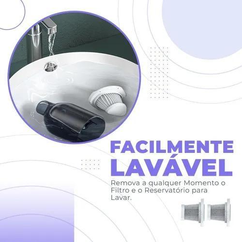 Imagem de Aspirador De Po Vertical Portatil Bivolt Usb Recarregável