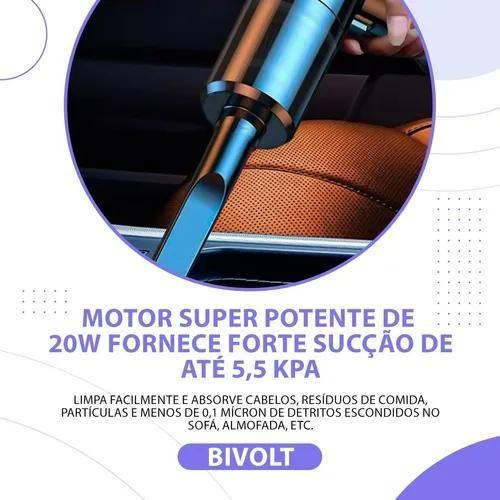 Imagem de Aspirador De Po Vertical Portatil Bivolt Usb Recarregável