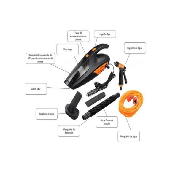 Imagem de Aspirador e lavador carro portàtil multiuso - mxc-001 tomate