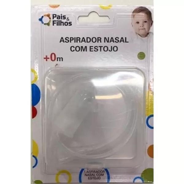 Imagem de Aspirador Nasal Bebê Pais & Filhos Com Estojo Transparente