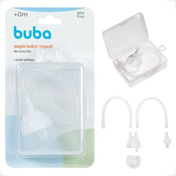 Aspirador Nasal de Succão com Estojo Buba BPA Free Imagem de Aspirador Nasal de Succão com Estojo Buba BPA Free
