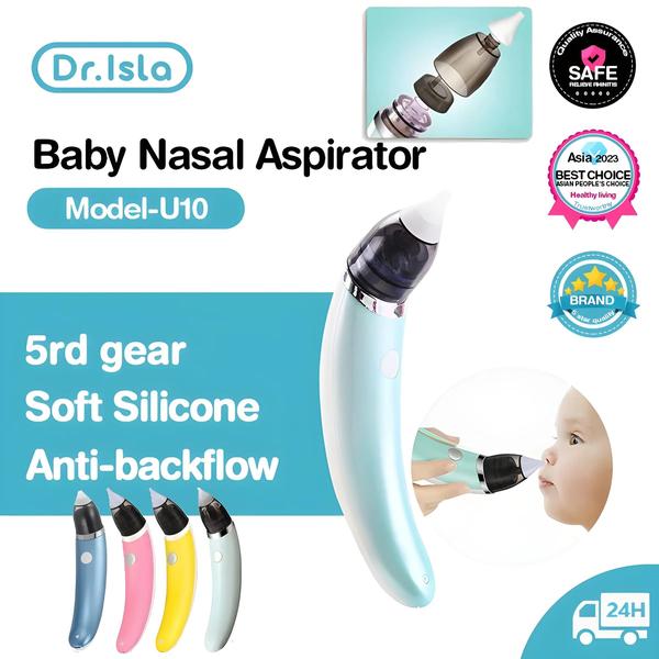 Imagem de Aspirador Nasal Elétrico Dr. Isla para Bebês - Limpeza Higiênica e Segura