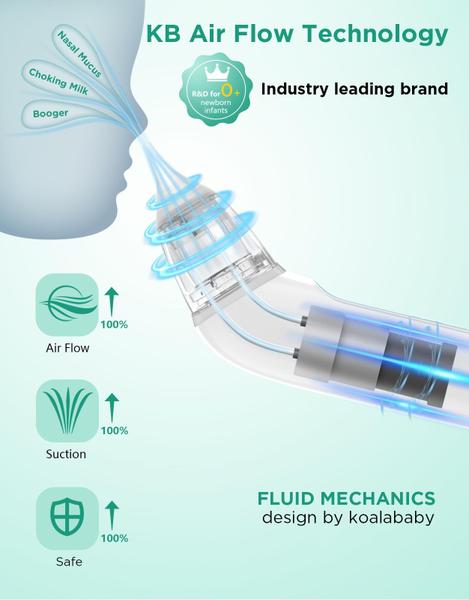 Imagem de Aspirador nasal elétrico Koalababy Large Flow com 3 sucções