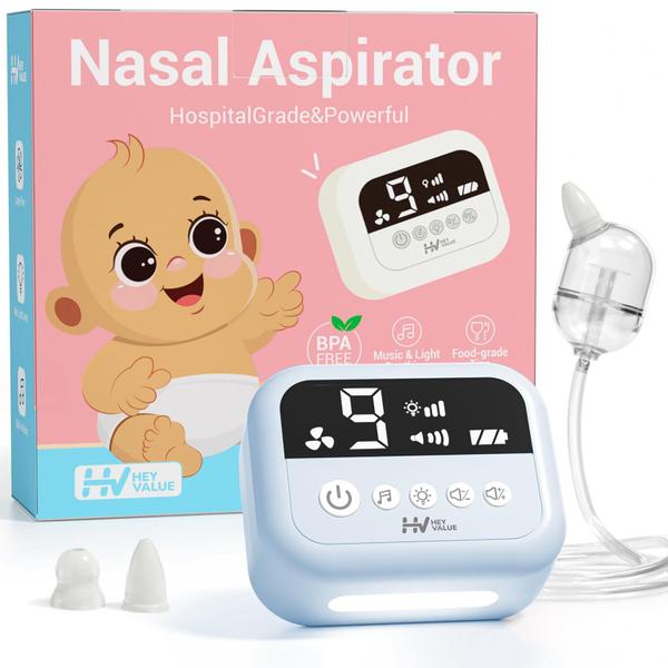 Imagem de Aspirador nasal HEYVALUE Hospital Grade com 9 níveis de sucção