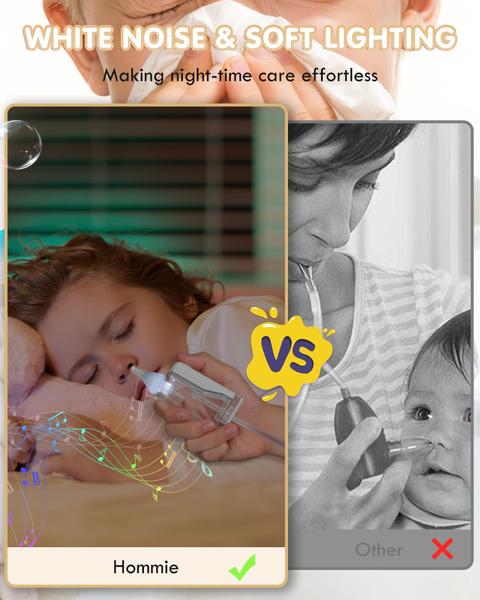 Imagem de Aspirador nasal Hommie Electric para bebê com 9 níveis de sucção