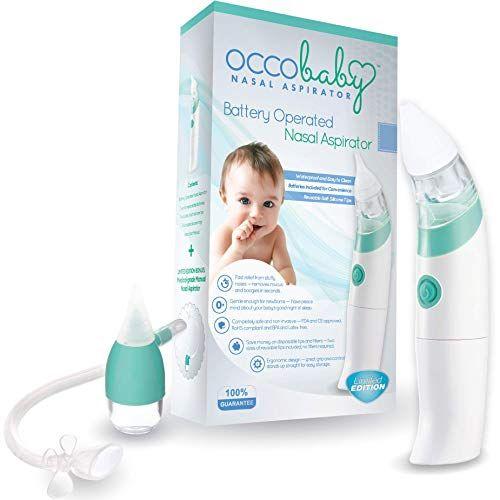 Imagem de Aspirador Nasal OCCObaby Seguro&Higiênico com 3 pontas nasais