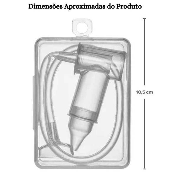 Imagem de Aspirador Nasal Sucção Com Estojo Higiene Bebê 7551 Buba