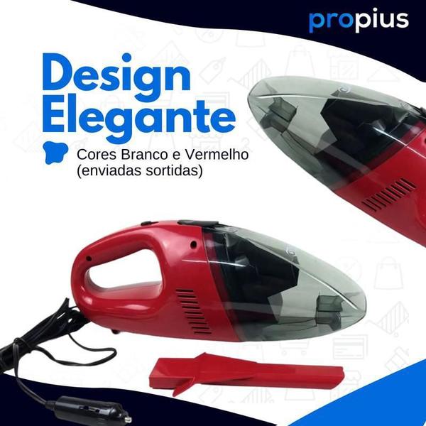 Imagem de Aspirador Pó Automotivo Carros 12V 35W Potente Mini