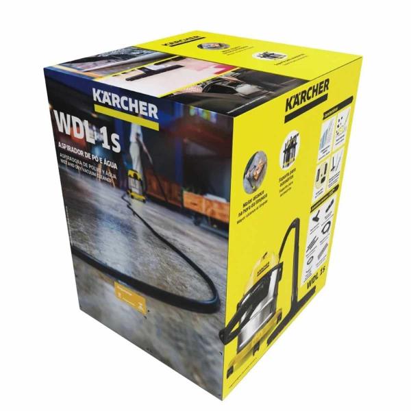 Imagem de Aspirador Pó e Água 3 em 1 WDL1S Karcher 1700W 12L 220V