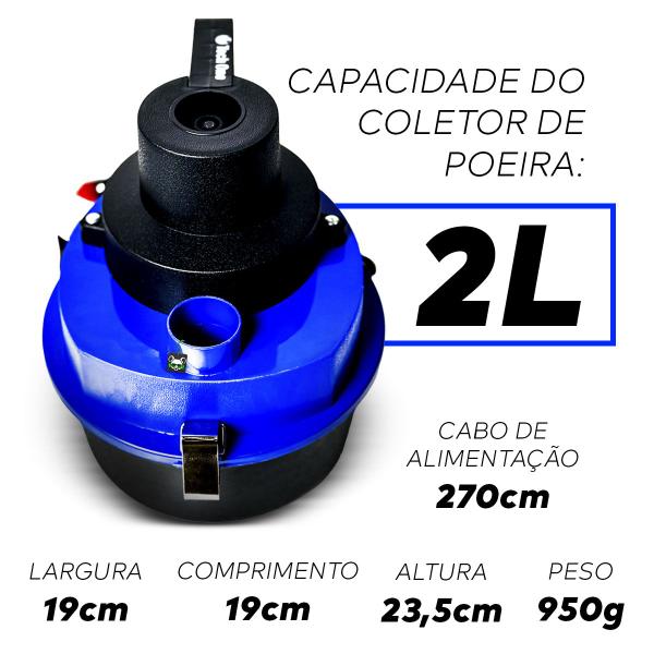 Imagem de Aspirador Portátil Automotivo Pó Líquido 12v Vacuum Cleaner