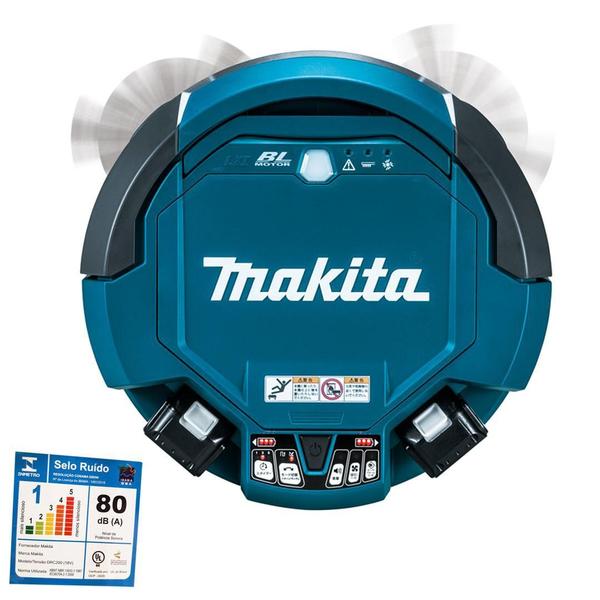 Imagem de Aspirador Robô A Bateria 18V Drc200Z Makita