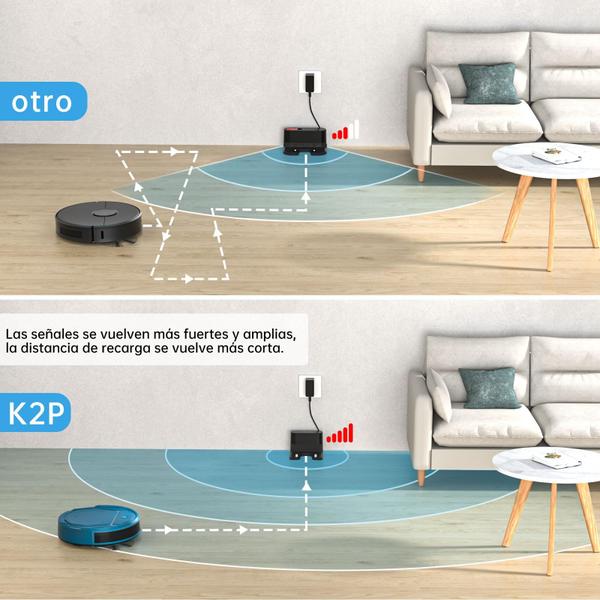 Imagem de Aspirador robótico OKP WiFi/APP/Alexa de alto desempenho