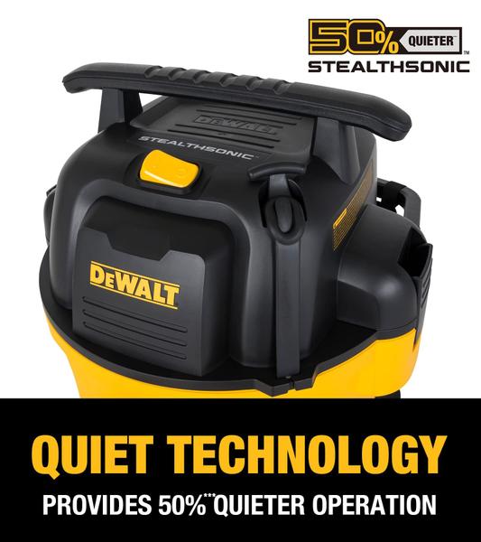 Imagem de Aspirador úmido/seco DEWALT STEALTHSONIC DXV09P-QTA 34L 5HP Amarelo