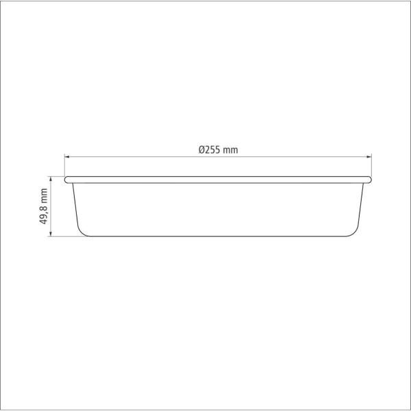 Imagem de Assadeira Forma de Bolo Torta 24 cm Teflon Tramontina 