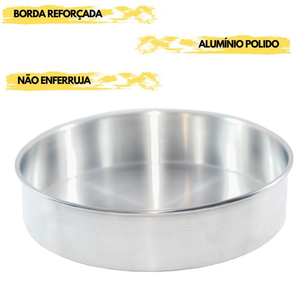 Imagem de Assadeira Forma Redonda Baixa Para Bolo e Tortas N 35