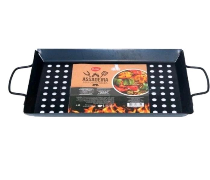 Imagem de Assadeira Grill Retangular 39,5cm x 20cmx 2,5cm - Clink