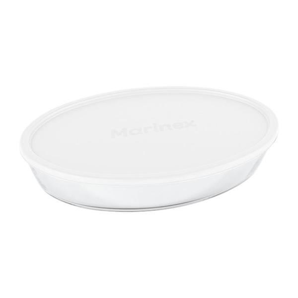 Assadeira Oval Vidro Com Tampa 2,4L Refratário Marinex - NADIR FIGUEREIDO Imagem de Assadeira Oval Vidro Com Tampa 2,4L Refratário Marinex
