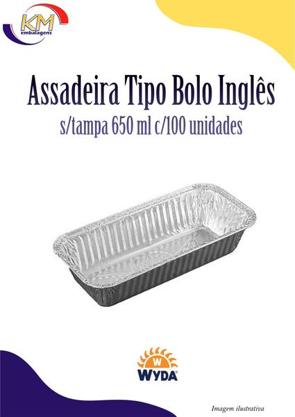 Imagem de Assadeira Tipo Bolo Inglês 650 ml s/tampa c/100 unid - Wyda -  pão, sobremesa, doces, bolos (26)