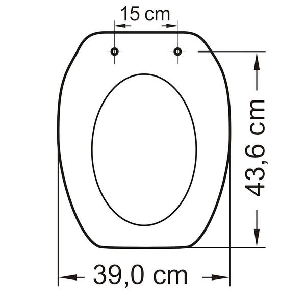 Imagem de Assento agnes-t versa biscuit soft close polipropileno tupan