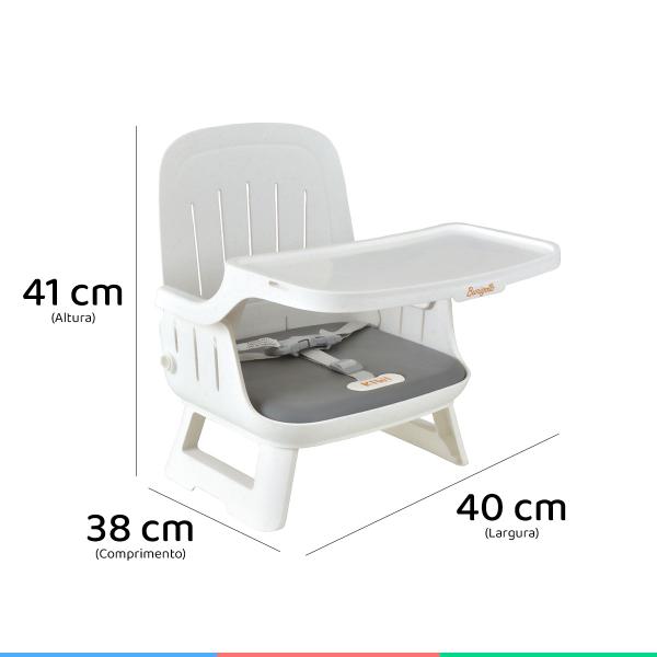 Imagem de Assento Alimentação Refeição Infantil Bebê 6-36M C Bandeja Dobrável Compacto Portátil Kiwi Burigotto