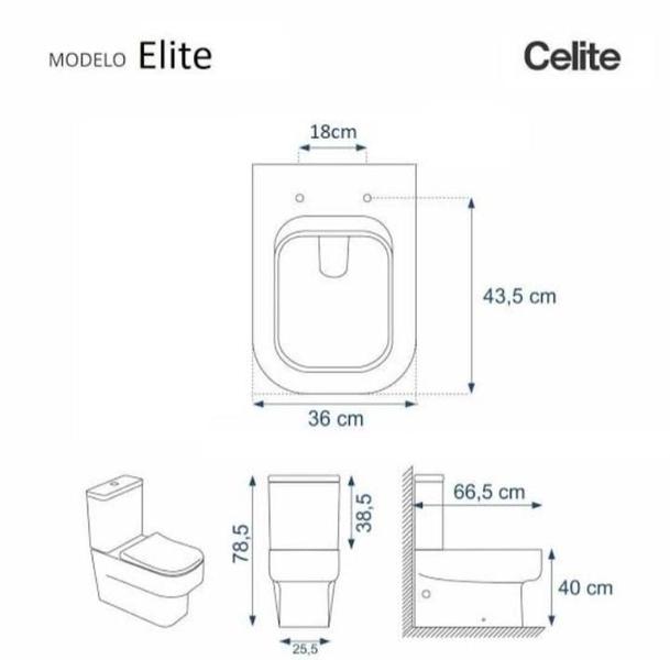 Imagem de Assento Almofadado Elite Louca Celite