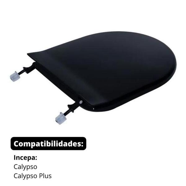 Imagem de Assento almofadado incepa calypso convencional preto astra