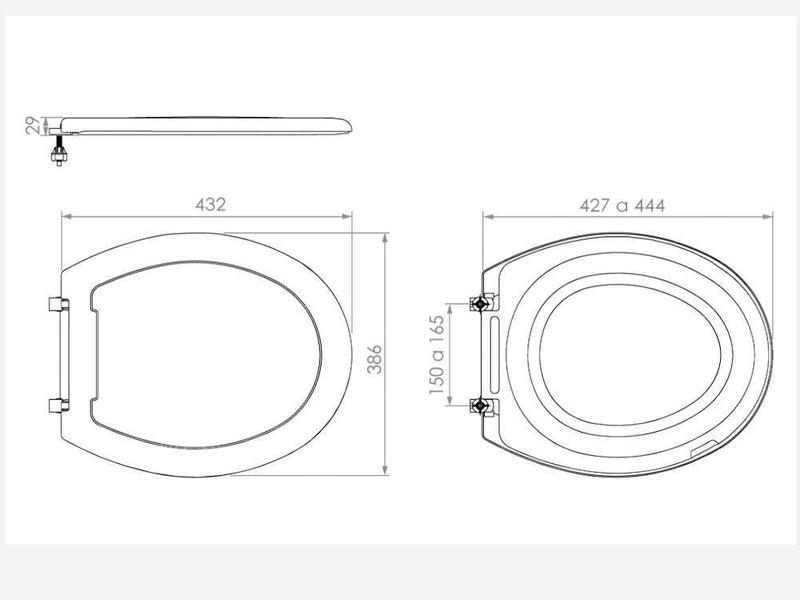 Imagem de Assento Almofadado Oval Lorenzetti Levitti Branco 7150111