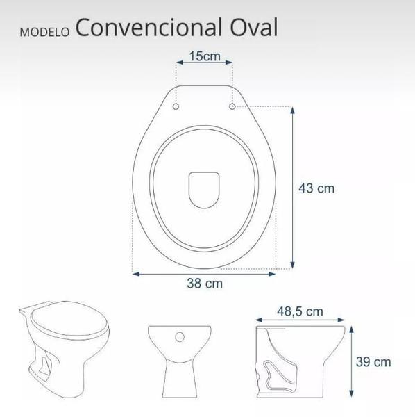 Imagem de Assento Almofadado Standard Cinza Claro