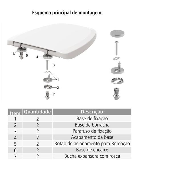 Imagem de Assento Carrara Duna Level Nexo Smart Vesuvio Neo Easy Clean