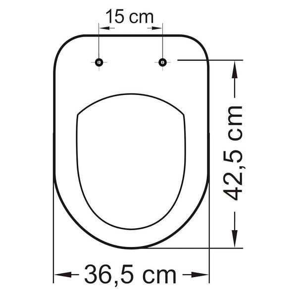 Imagem de Assento celite nexo branco soft close resina tf tupan