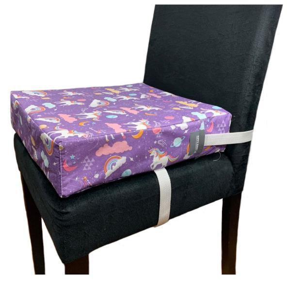 Assento Criança Elevação Unicórnio Lilás Kippy Baby Imagem de Assento Criança Elevação Unicórnio Lilás Kippy Baby