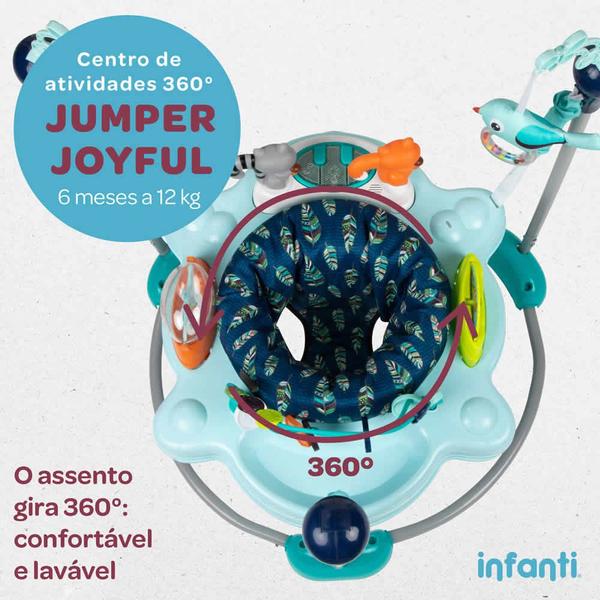 Assento de Atividades Jumper JoyFul Verde Infanti Imagem de Assento de Atividades Jumper JoyFul Verde Infanti