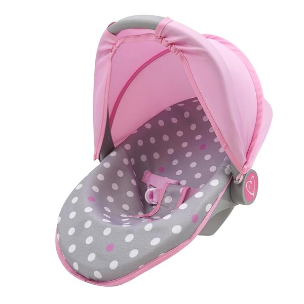 Imagem de Assento de carro Doll Car Seat 3 em 1 509 Crew Cotton Candy Pink para bonecas de 18"