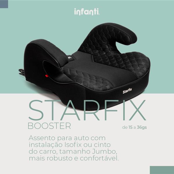 Imagem de Assento de elevação Booster Starfix cor Preto Infanti