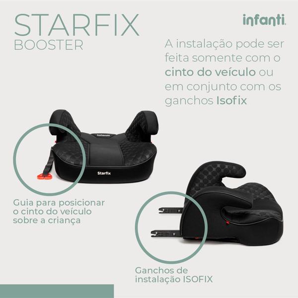 Imagem de Assento de elevação Booster Starfix cor Preto Infanti