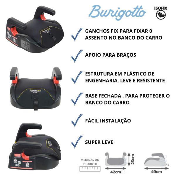 Imagem de Assento de elevação Infantil para Carro Burigotto com Isofix