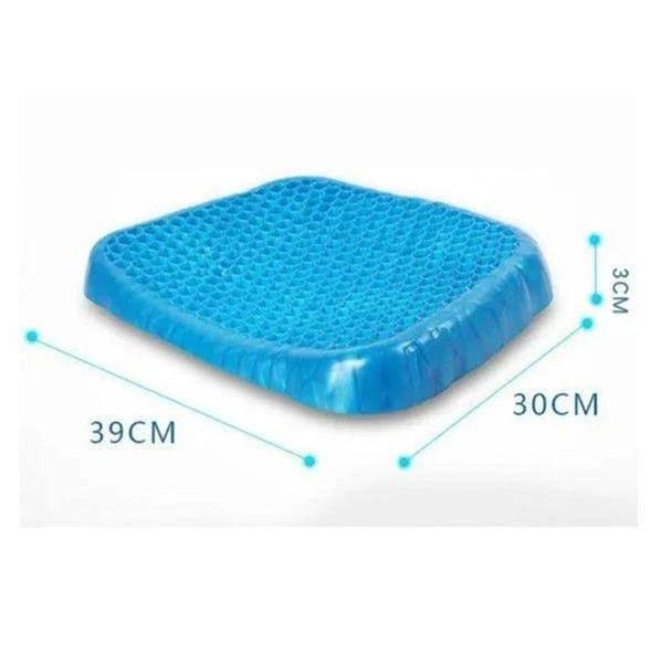 Imagem de Assento de Gel Silicone Almofada Ortopédico Egg Sit com Capa  - HERBY SHOP