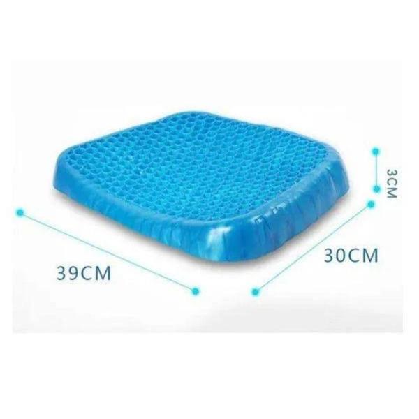 Imagem de Assento de Gel Silicone Almofada Ortopédico Egg Sit com Capa 