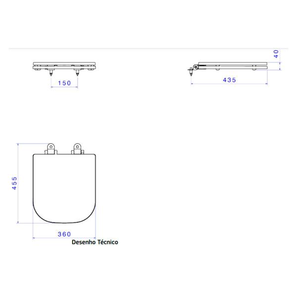 Imagem de Assento Deca Axis/Quadr/Polo/Unic  AP.217.95 