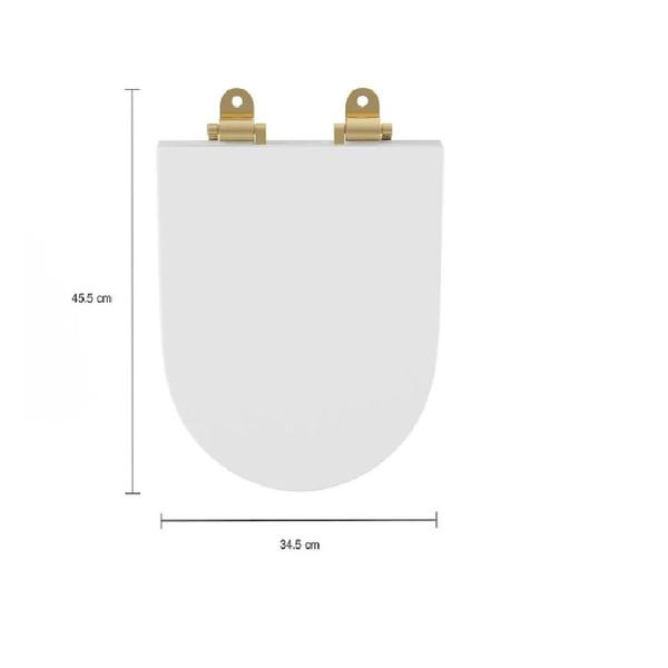 Imagem de Assento Deca Branco c/ Fixação Gold AP.237.GL.17