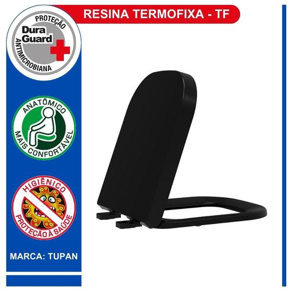 Imagem de Assento Deca Quadra Soft Close Termofixo Tupan