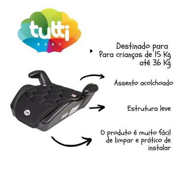 Imagem de Assento Elevação Infantil P/ Carro Elevato Preto