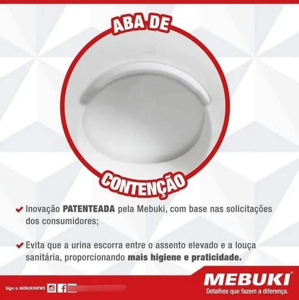 Imagem de  Assento Elevado P/ Vaso Sanitário 7,5cm Soft Banheiro ideal para pessoas com mobilidade reduzida, deficientes e idosos