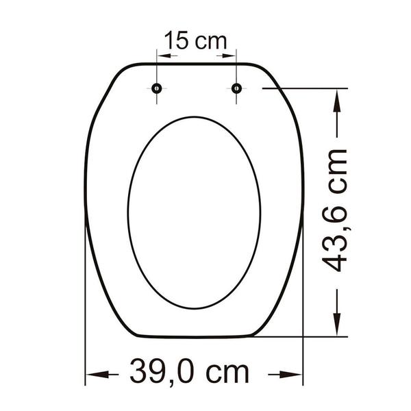 Imagem de Assento Em Polipropileno Para Louça Thema Branco