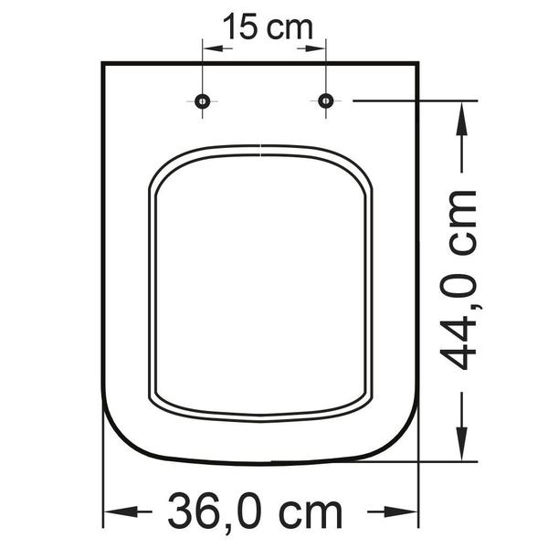 Imagem de Assento icasa misti palha soft close polipropileno