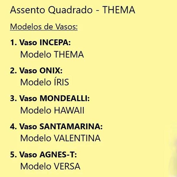 Assento incepa thema biscuit plástico soft close tupan Imagem de Assento incepa thema biscuit plástico soft close tupan