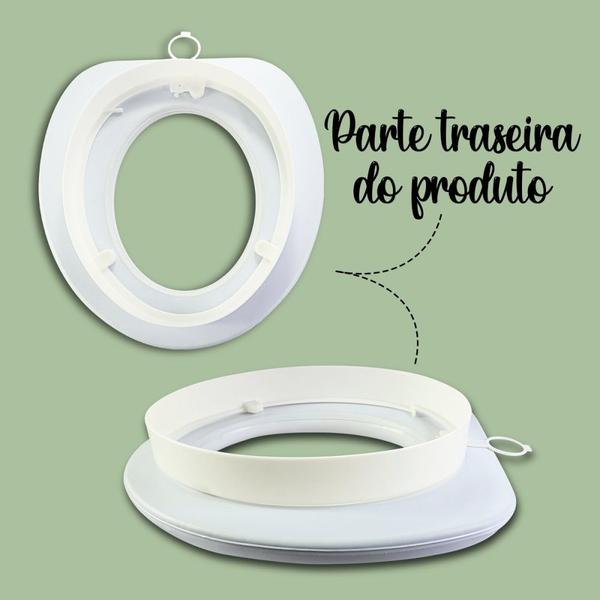 Imagem de Assento Infantil Redutor Estampado e Macio para Sanitário