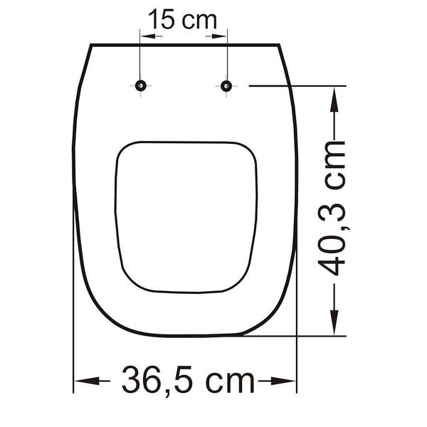 Imagem de Assento logasa angra pergamon soft close polipropileno tupan