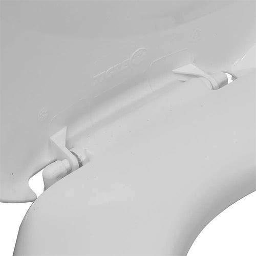 Assento oval almofadado suavit cinza conv. pp tigre Imagem de Assento oval almofadado suavit cinza conv. pp tigre